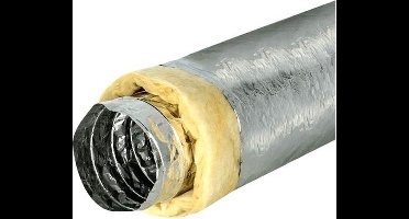Isodec thermisch 127 mm geisoleerde ventilatieslang (10 meter)