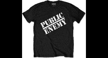 Public Enemy - Logo Heren T-shirt - 2XL - Zwart