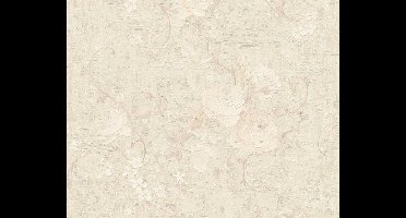 KLASSIEK BLOEMEN BEHANG | Klassiek - creme taupe zilver - A.S. Création Romantico