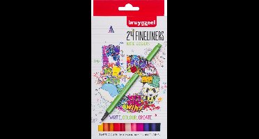 Bruynzeel Fineliner set 24 kleuren