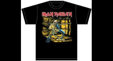 Iron Maiden - Piece Of Mind Heren T-shirt - M - Zwart