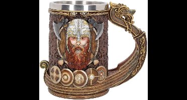 Nemesis Now - Drakkar Viking Bierpul - Bruin