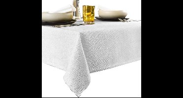 De Witte Lietaer Tafellaken Gibson - Polyester - 145x260 cm - Wit
