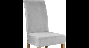 Ruhhy Grijze Velours Stoelhoes: Universele Bescherming en Elegantie