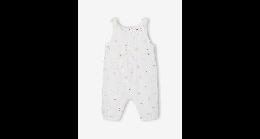 Boxpakje baby van geborduurd katoengaas beige