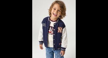 Teddy sweater jongen marineblauw