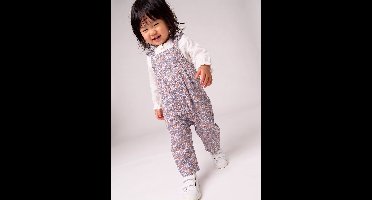 Tuinbroek voor babymeisjes blauw