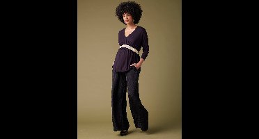 Zwangerschapstop in de stijl van een blouse ENVIE DE FRAISE zwart