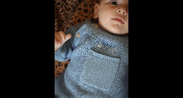 Babypakje in tricot ENVIE DE FRAISE ijsblauw
