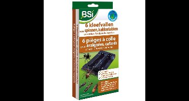 6 Kleefvallen Tegen Kruipende Insecten - Werkt goed tegen spinnen - Ecologisch product - 6 vallen in 1 verpakking