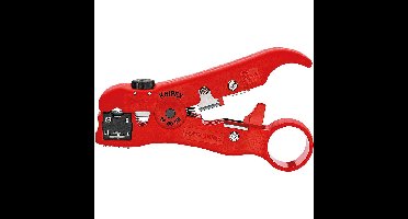 KNIPEX Afstriptang voor coax- en datakabels 166006SB kabelstrip-/ontmantelingsgereedschap