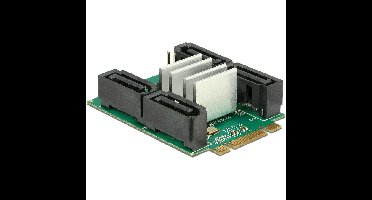 DeLOCK Converter M.2 Key B+M > Hybrid 4 x SATA adapter