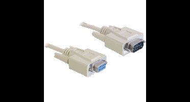 DeLOCK Serial RS-232 extension 9 pin male > 9 pin female, 1m kabel