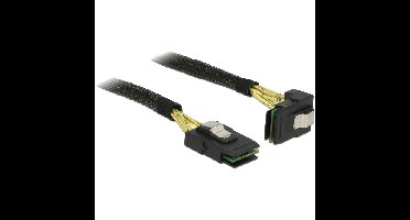 DeLOCK mini SAS SFF-8087 > mini SAS SFF-8087 angled , 1m kabel