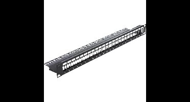 DeLOCK 19" keystone 24-poorts patchpaneel