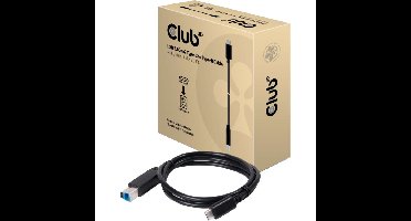 Club 3D USB-C 3.2 Gen 2 naar USB-B kabel