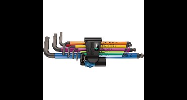 Wera Inbussleutelset 950/9 Hex-Plus Multicolour HF 1 schroevendraaier