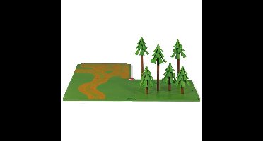 SIKU Toebehoren veldwegen en bos decors