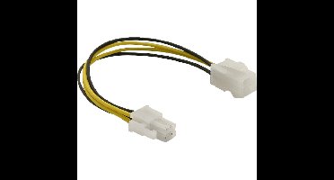 DeLOCK 4-pin ATX12V (male) naar 4-pin ATX12V (female) verlengkabel