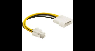 DeLOCK 4-pin ATX12V (male) naar 4-pin 5,25" (male) kabel