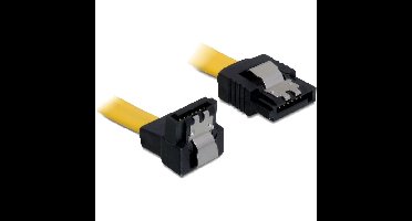 DeLOCK SATA male recht > SATA male haaks kabel