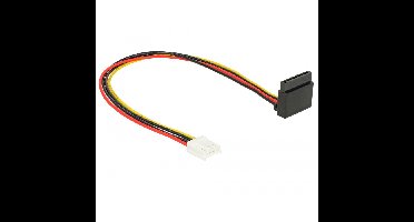 DeLOCK 3,5" 4-pin floppy (female) naar 15-pin SATA (female) kabel