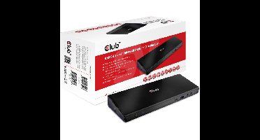 Club 3D USB C 3.2 Gen1 Universal Triple 4K Charging Dock dockingstation