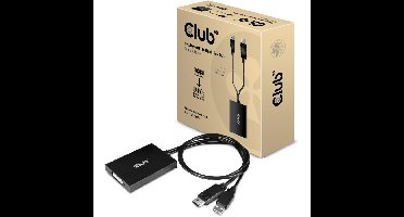 Club 3D Actieve DisplayPort naar Dual Link DVI-D adapter