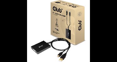 Club 3D Mini-DisplayPort 1.2 naar Dual Link DVI-D adapter