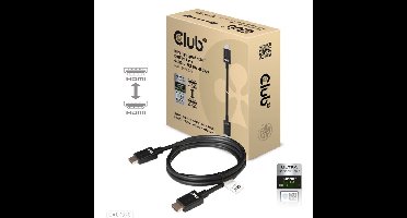 Club 3D Gecertificeerde Ultra High Speed HDMI 2.1 kabel
