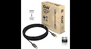 Club 3D Gecertificeerde actieve optische Ultra High Speed HDMI 2.1 kabel