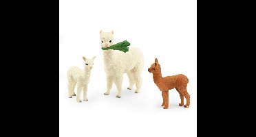 Schleich Wild Life - Alpacafamilie speelfiguur