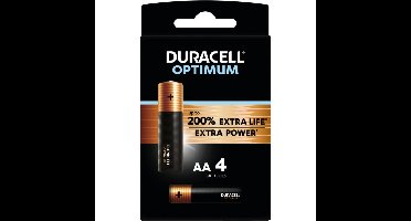 Duracell Optimum Alkaline AA-batterijen