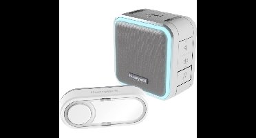 Honeywell DC515SG Draadloze draagbare deurbel met haloverlichting, slaapmodus en drukknop