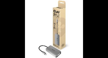 Club 3D Actieve USB-C naar Dual Link DVI-D-adapter