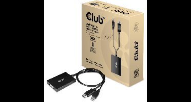 Club 3D Actieve DisplayPort naar Dual-Link DVI-D-adapter