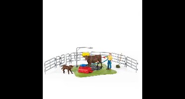 Schleich Farm World - Koe wasstation speelfiguur