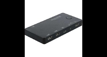 DeLOCK HDMI / USB-C KVM Switch 4K 60 Hz met USB 2.0 kvm-switch