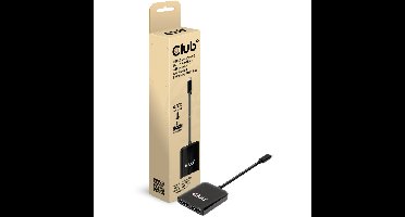 Club 3D USB-C (DP Alt-Mode) naar 2x DisplayPort hub