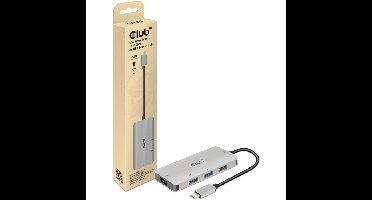 Club 3D USB-C naar 4x USB-A 3.2 Gen 2 usb-hub