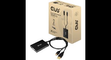 Club 3D Actieve Mini-DisplayPort 1.2 naar Dual Link DVI-D adapter