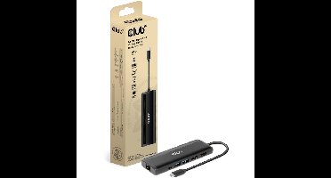 Club 3D USB Gen 1 Type-C 8-in-1 MST Dual 4K60Hz Display Travel Dock dockingstation