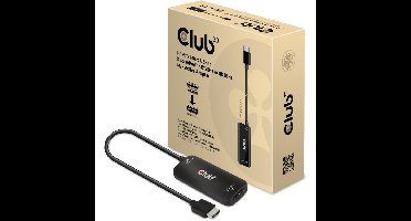Club 3D HDMI + Micro-USB naar DisplayPort actieve adapter