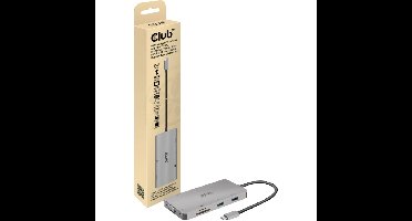 Club 3D USB Gen 1 Type-C 9-in-1 Hub dockingstation