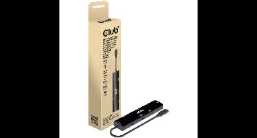 Club 3D USB4 Gen3x2 Type-C, 6-in-1 dockingstation