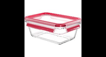 Emsa Clip & Close Glazen vershoudbakje, 0,85 L doos
