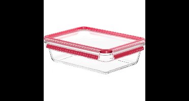 Emsa Clip & Close Glazen vershoudbakje, 2,0 L doos