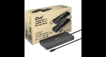 Club 3D Thunderbolt 4 Certified 11-in-1 Docking Station dockingstation