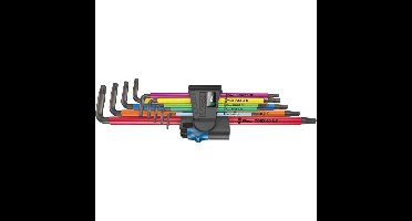 Wera Inbussleutelset 967/9 TX XL Multicolour HF 1 schroevendraaier