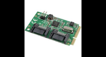 DeLOCK MiniPCIe I/O PCIe 2xSATA 6Gb/s controller